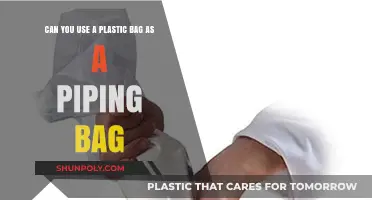 Creative Baking: Plastic Bags as Piping Bags?