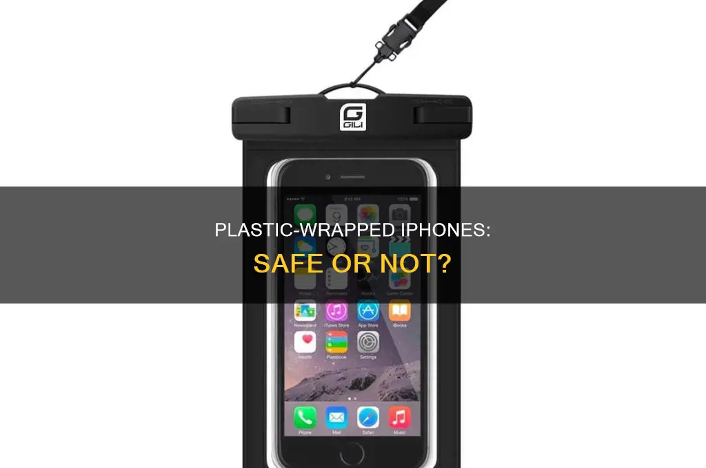 can you use iphone in plastic bag