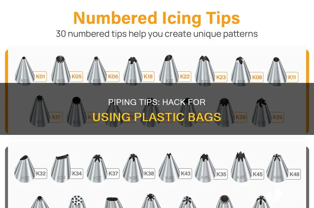 can you use piping tips with regualr plastic iploc bags