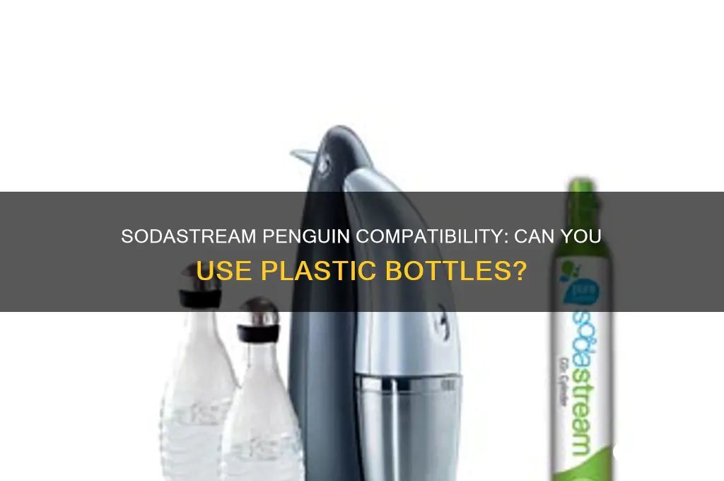 can you use plastic bottles with the sodastream penguin