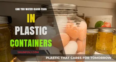 Hatching Success: Watering Glass Eggs in Plastic Containers