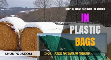 Hay Preservation: Plastic Wrapping for Winter