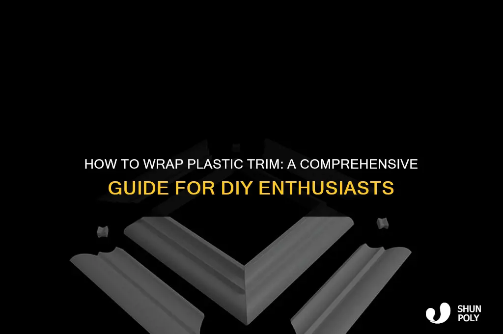 can you wrap plastic trim