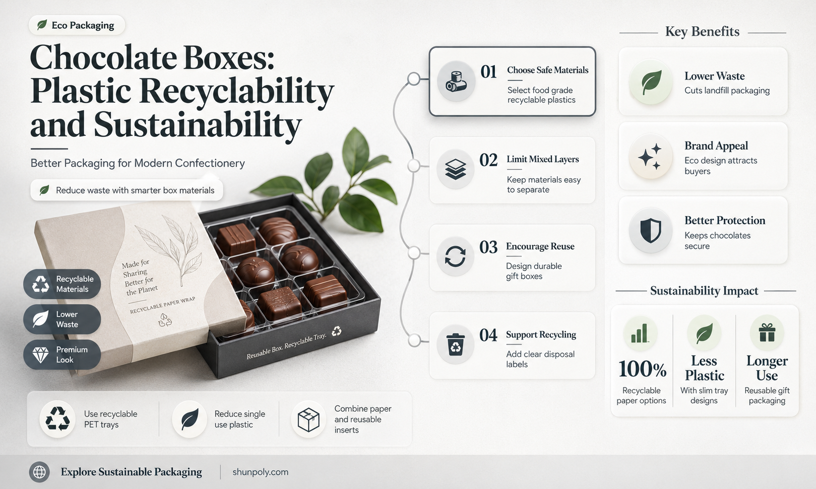 are plastic chocolate boxes recyclable