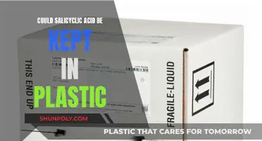 Salicylic Acid: Safe Storage in Plastic Containers?