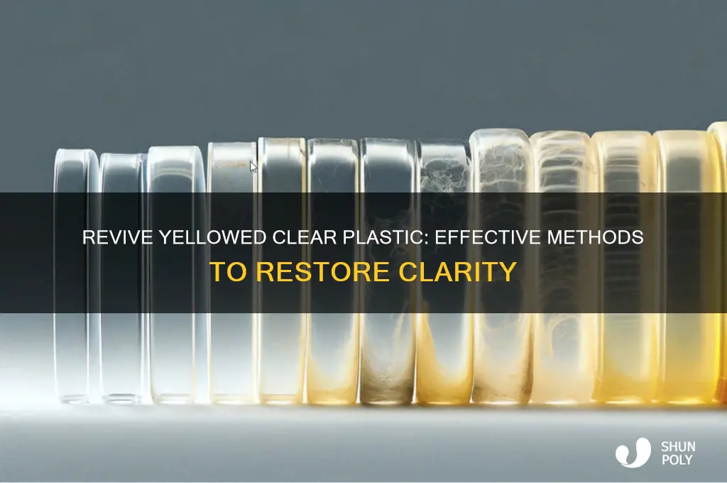 de-yellowing clear plastic