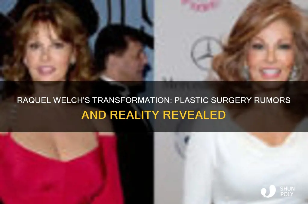 did actress raquel welch have plastic surgery