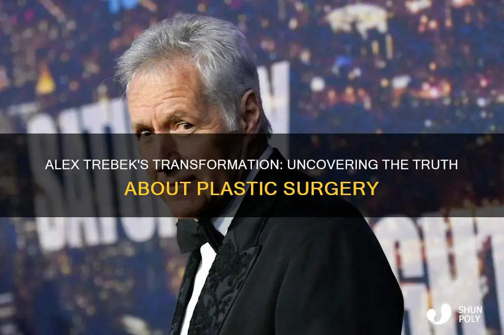 did alex trebek have plastic surgery