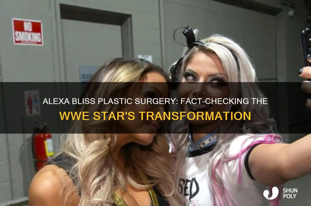 did alexa bliss get plastic surgery