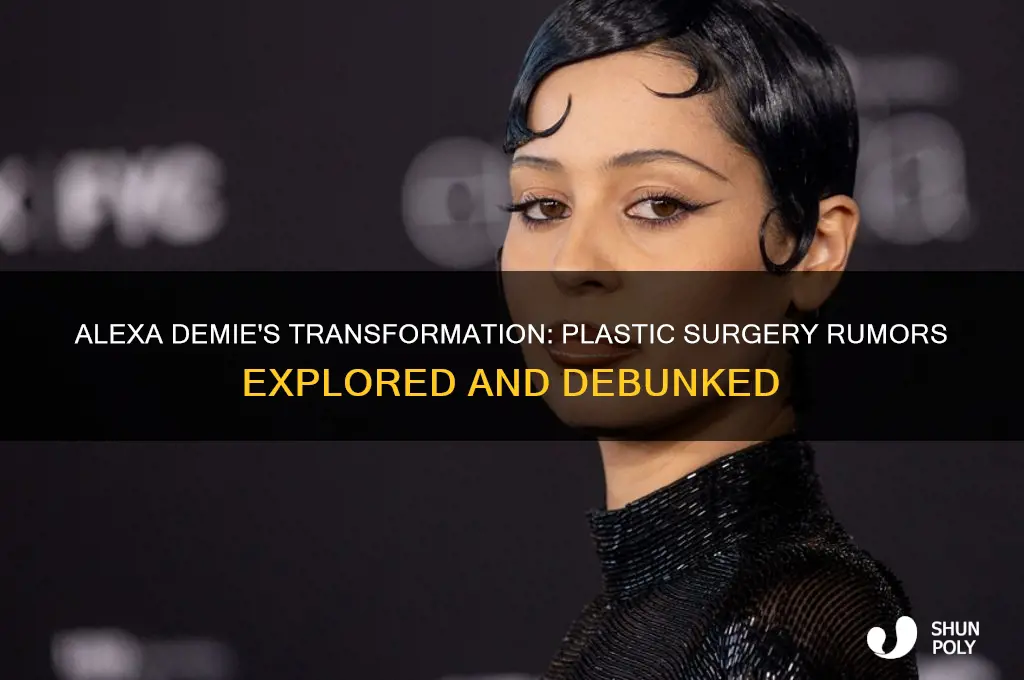 did alexa demie have plastic surgery
