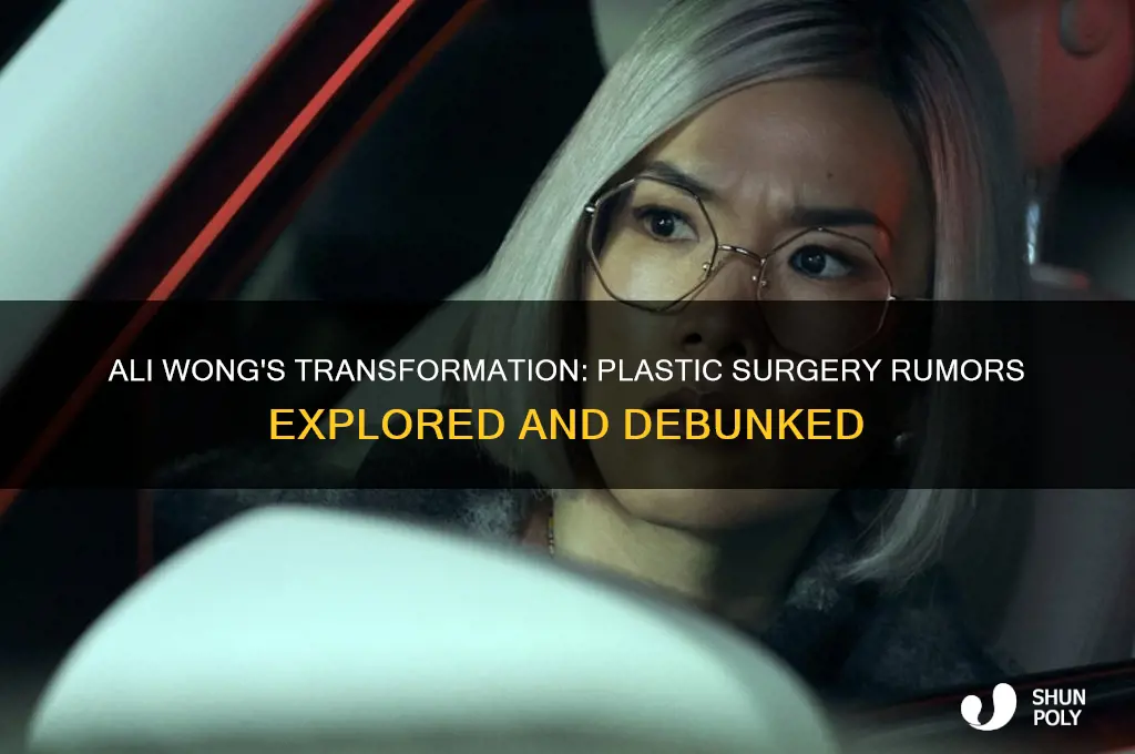 did ali wong get plastic surgery