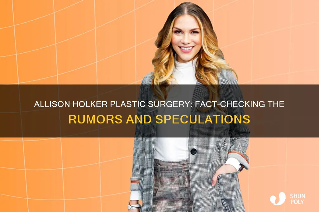 did allison holker have plastic surgery