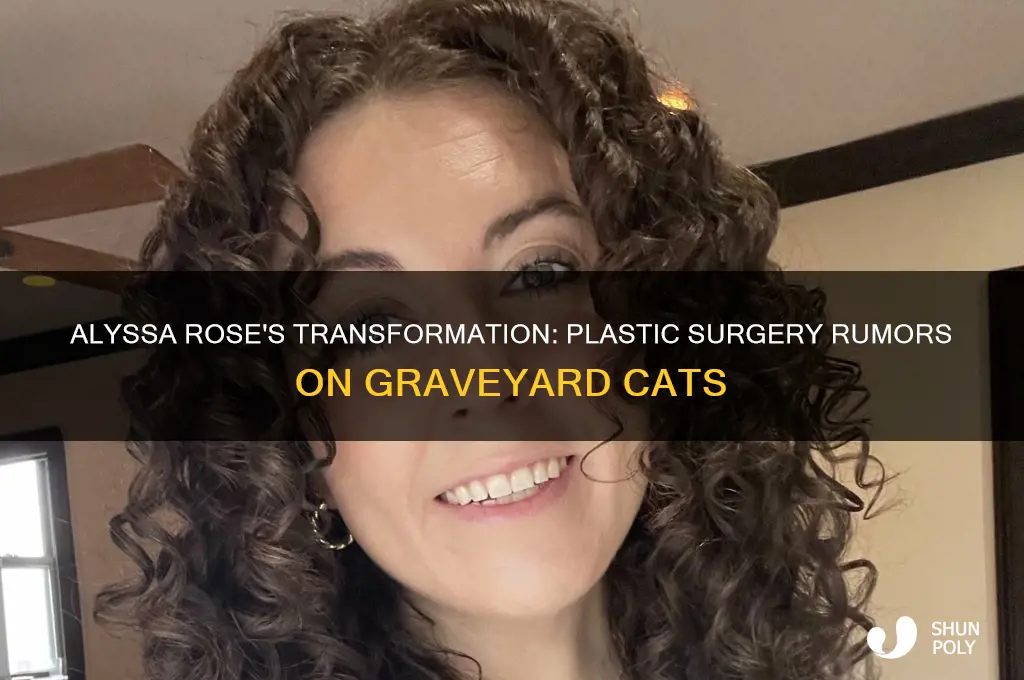 did alyssa rose on geaveyard cats have plastic surgery