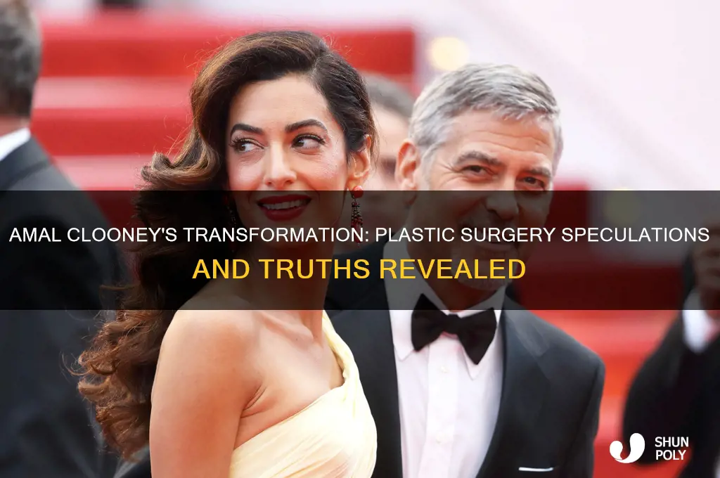 did amal clooney get plastic surgery