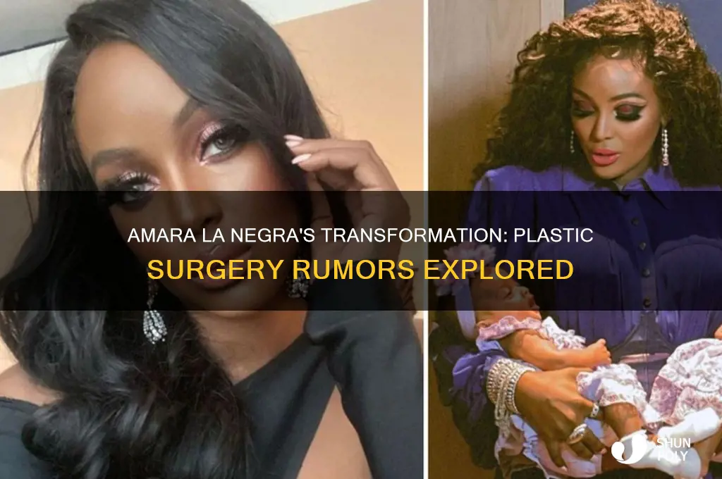did amara la negra get plastic surgery