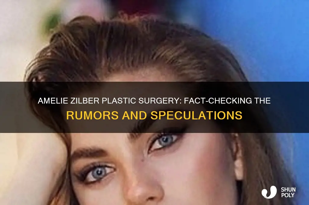 did amelie zilber get plastic surgery