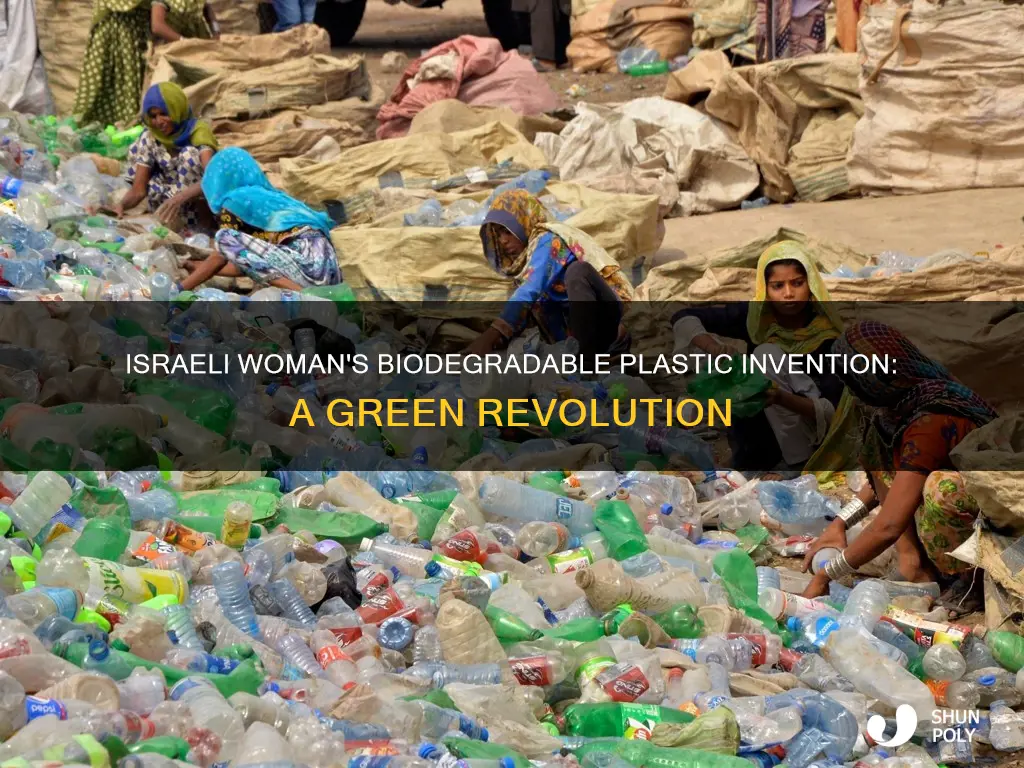 did an isreali woman invented biodegradable plastic