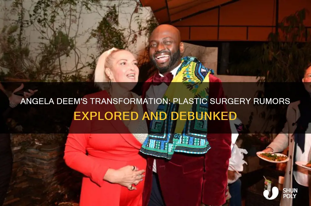 did angela deem have plastic surgery