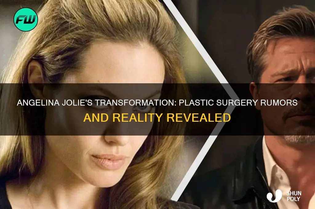 did angelia jolie get plastic surgery