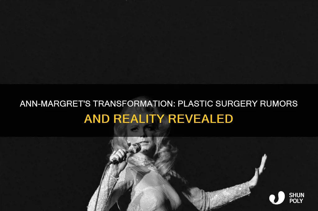 did ann margret have plastic surgery