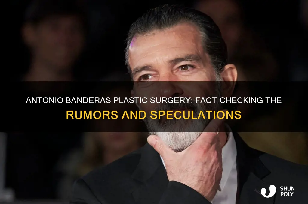 did antonio banderas have plastic surgery