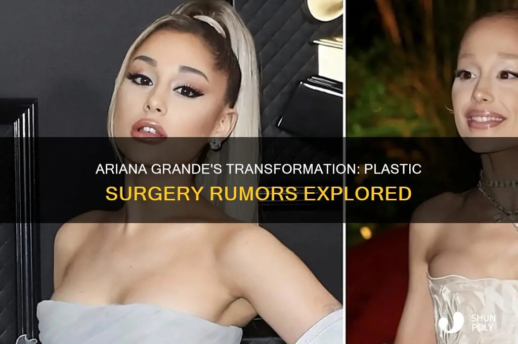 did ariana grande get plastic
