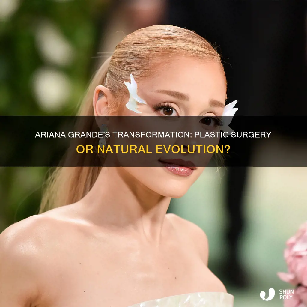 did ariana grande have plastic sugery