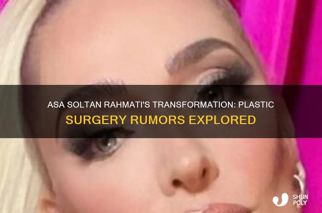 did asa from shahs of sunset have plastic surgery