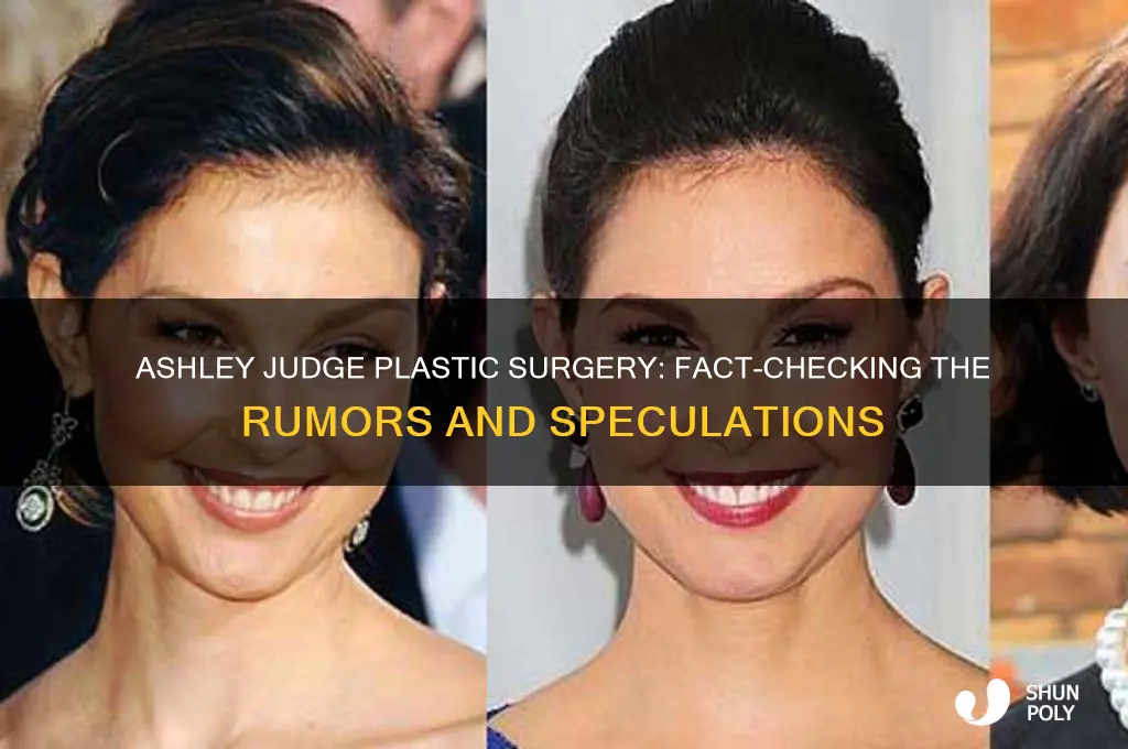 did ashley judge have plastic surgery