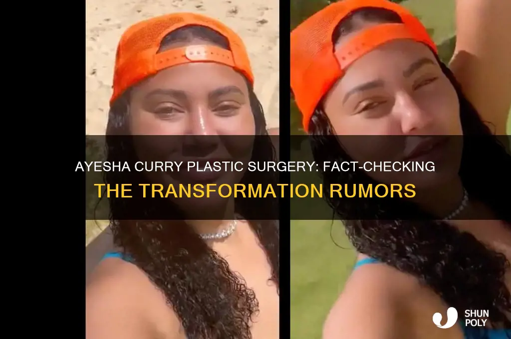 did ayesha curry get plastic surgery