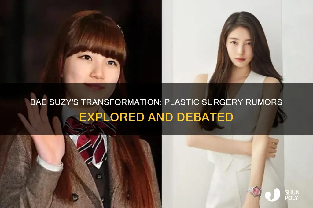 did bae suzy did plastic surgery