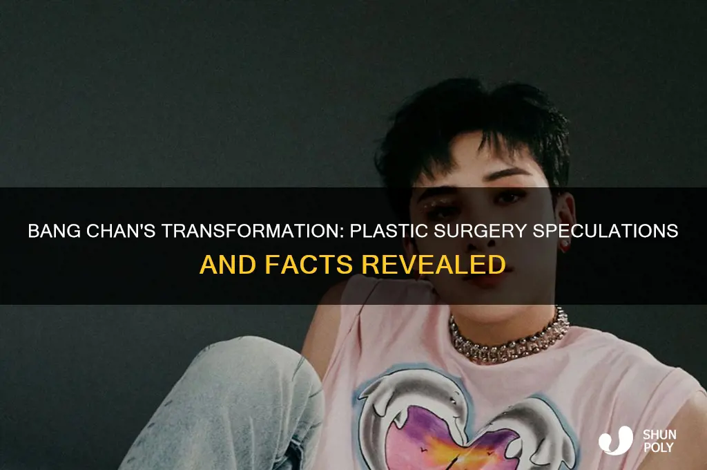 did bangchan get plastic surgery