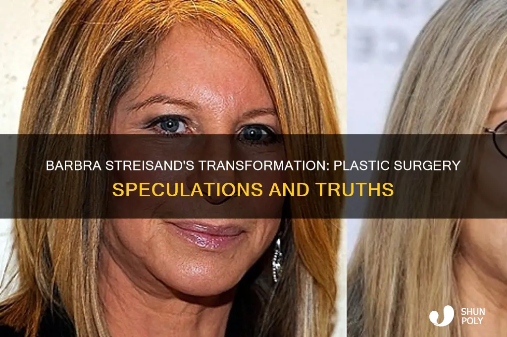 did barbar streisand have plastic surgery