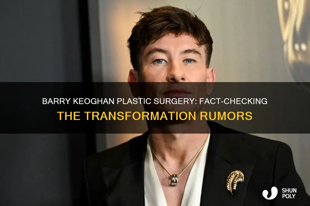did barry keoghan get plastic surgery