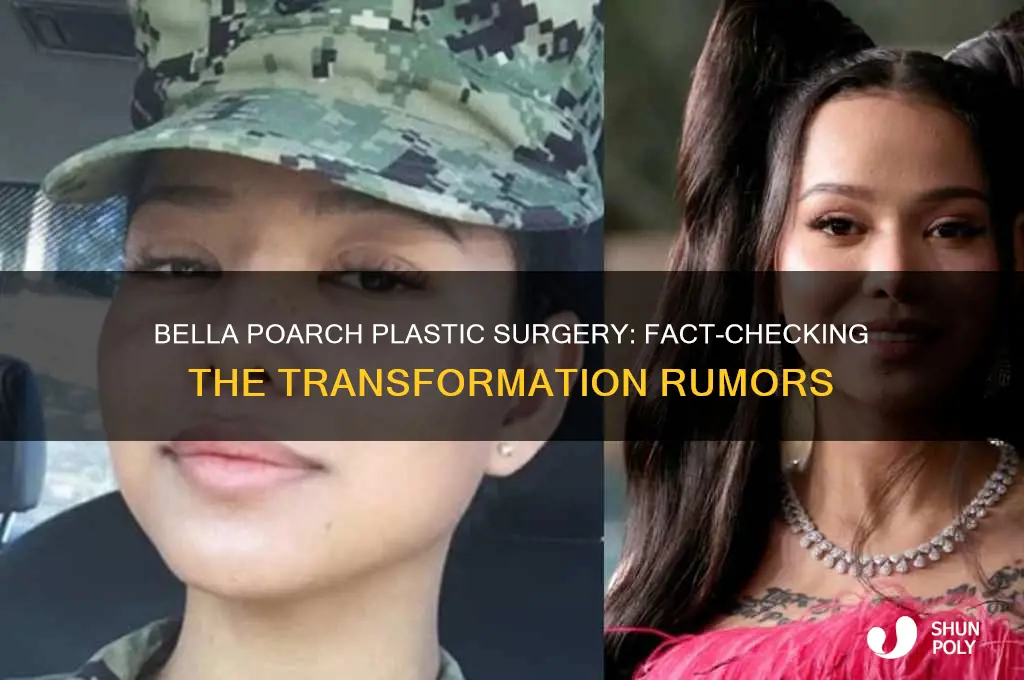 did bella poarch do plastic surgery