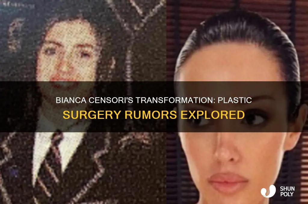 did bianca censori have plastic surgery