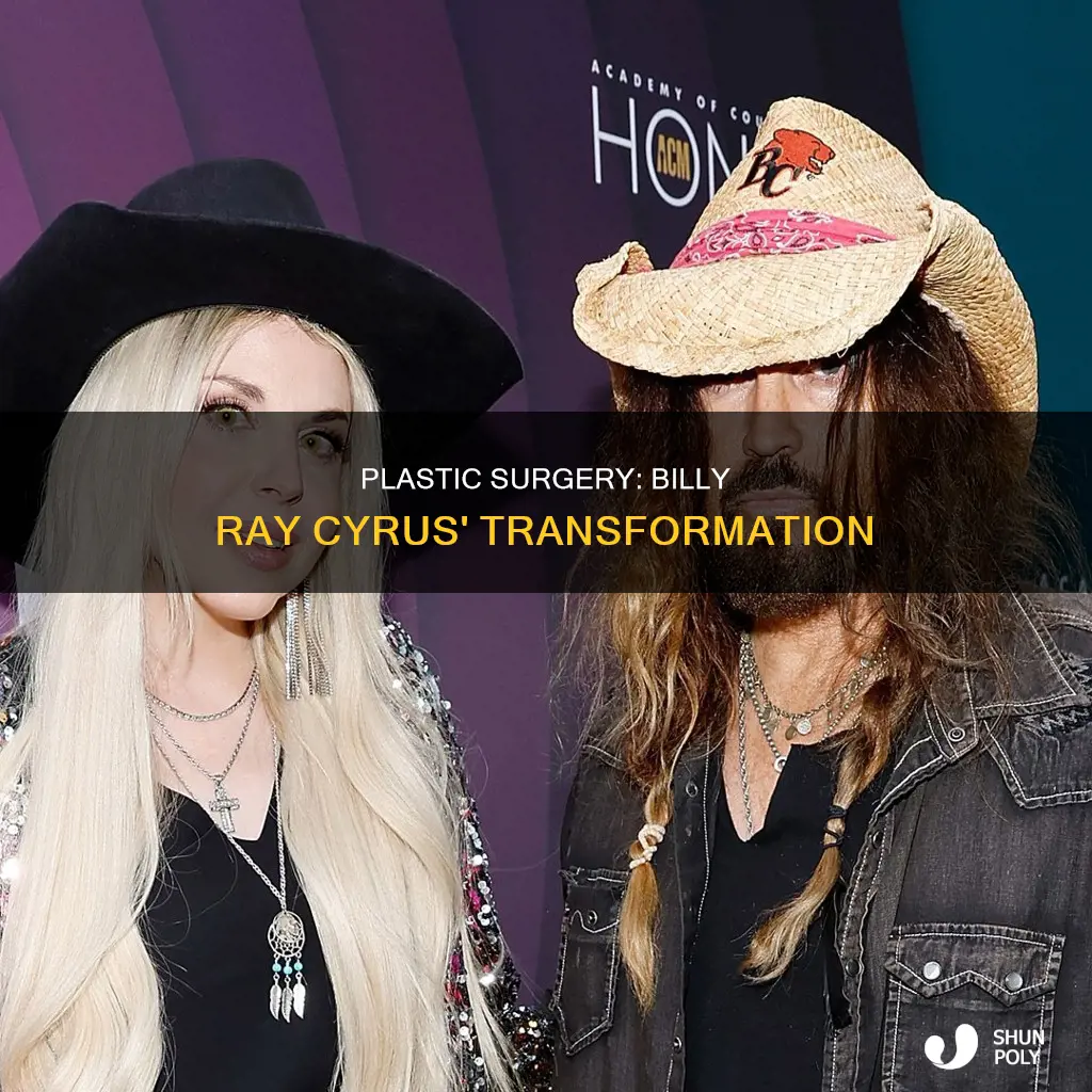 did billy ray cyrus have plastic differ