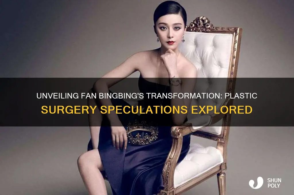 did bingbing had plastic surgery