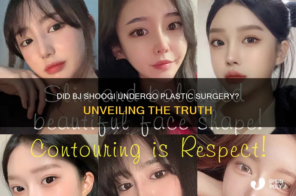 did bj shoogi got plastic surgery