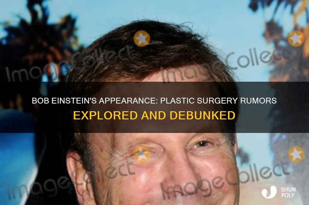 did bob einstein have plastic surgery