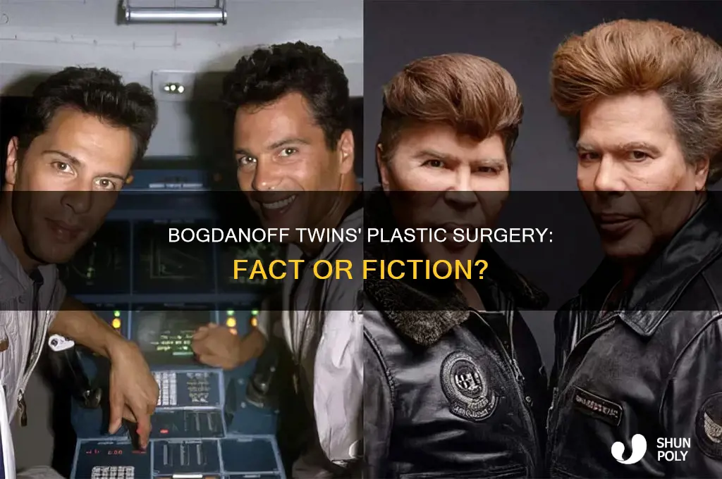 did bogdanoff twins have plastic surgery