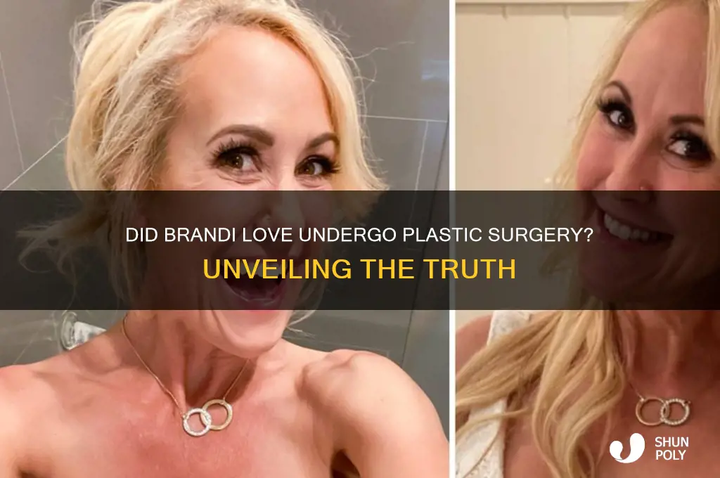 did brandi love have plastic surgery