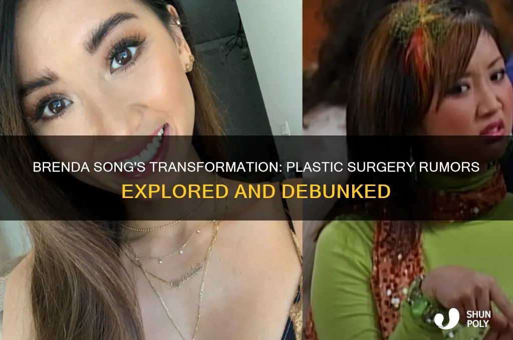 did brenda song get plastic surgery