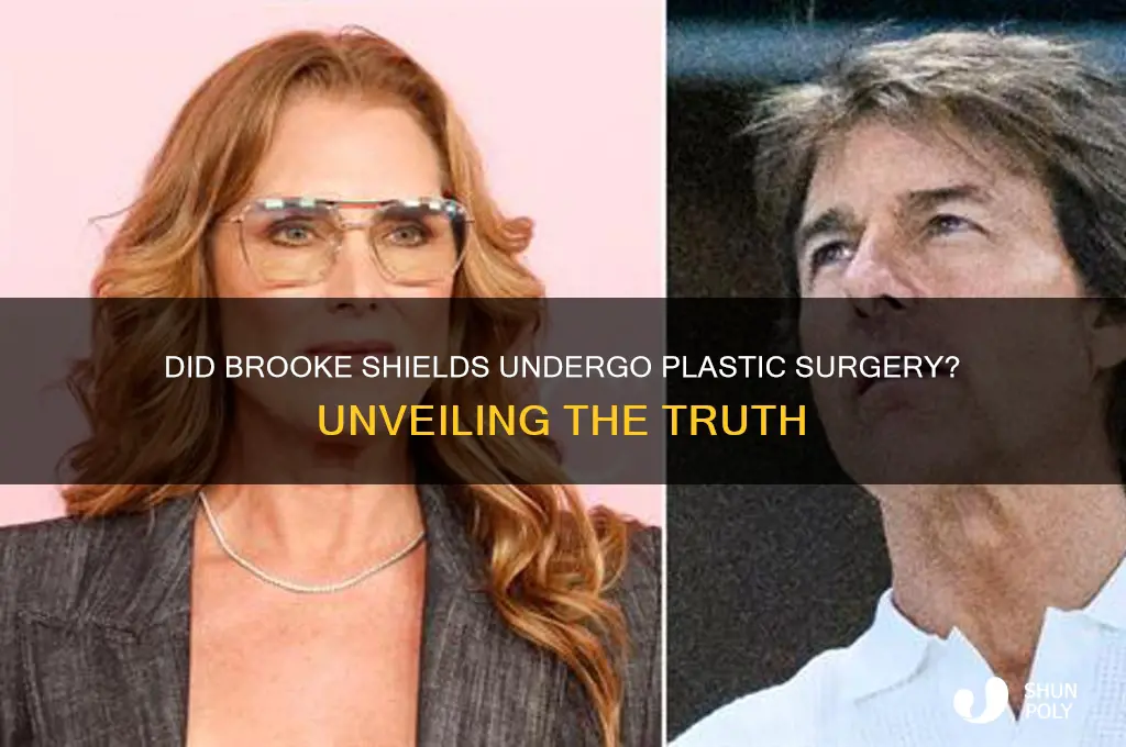 did brook shields get plastic surgery
