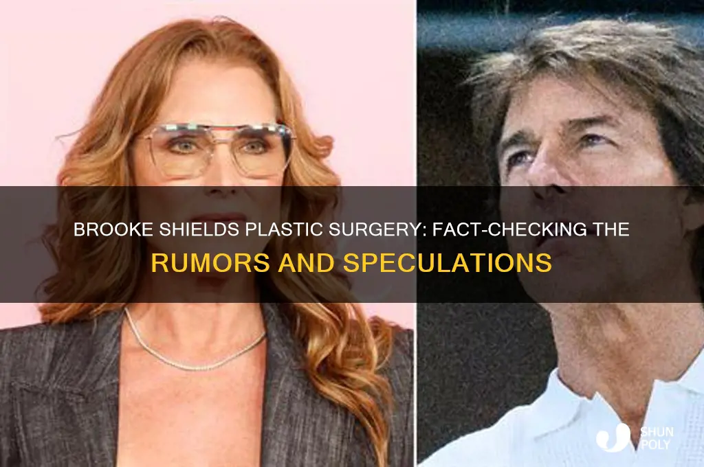 did brooke sheilds have plastic surgery