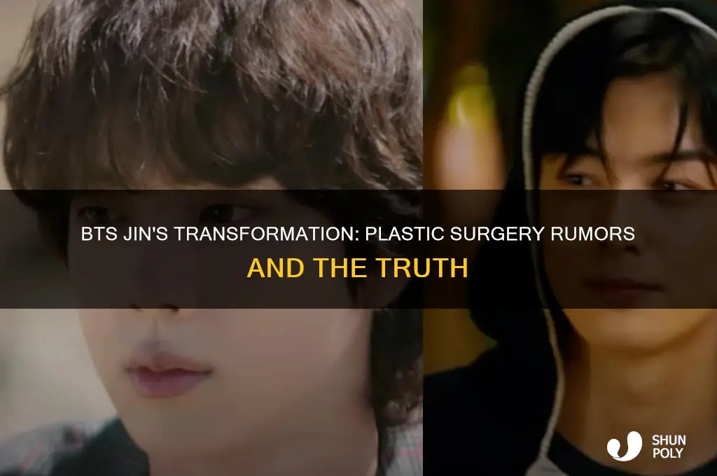 did bts jin do plastic surgery