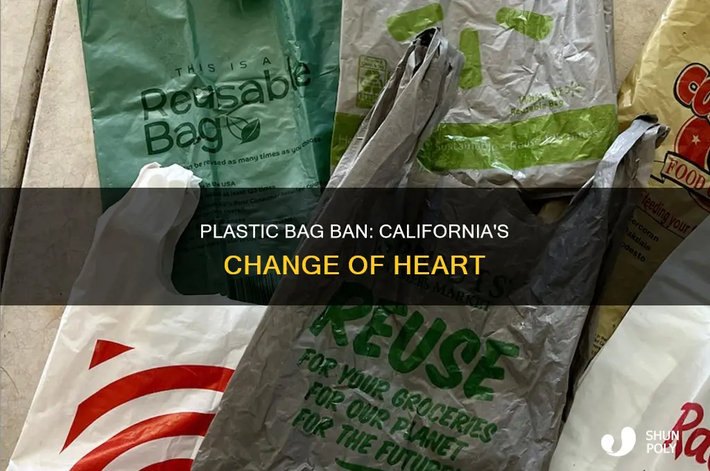 did california rescind the plastic bag rule