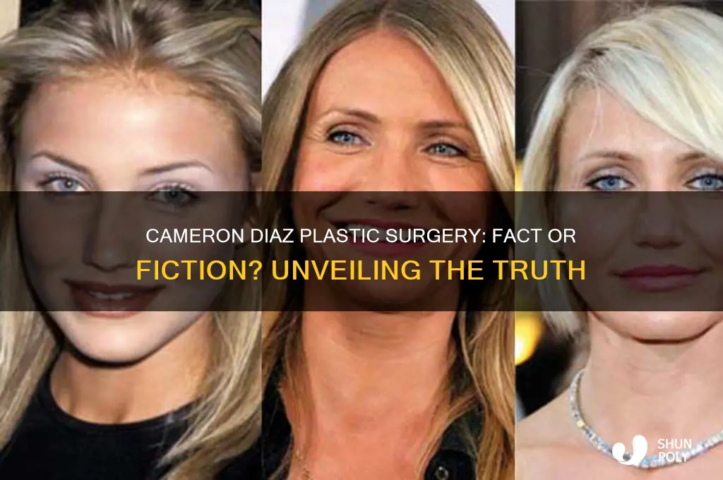 did cameron diaz get plastic surgery