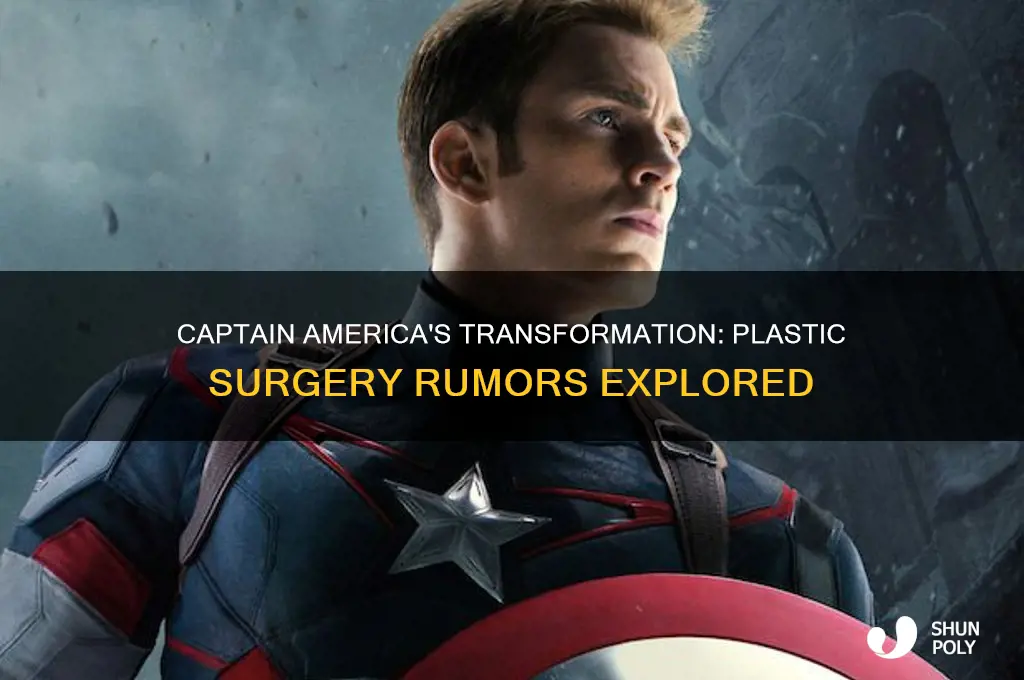 did captain america have plastic surgery