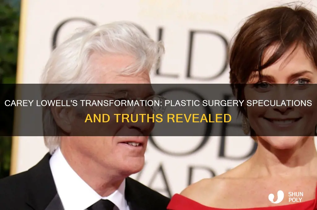 did carey lowell have plastic surgery